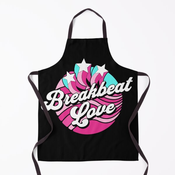 Item preview, BREAKBEAT  - Love Waves Stars (white/blue/pink)  designed and sold by Discothreadz.