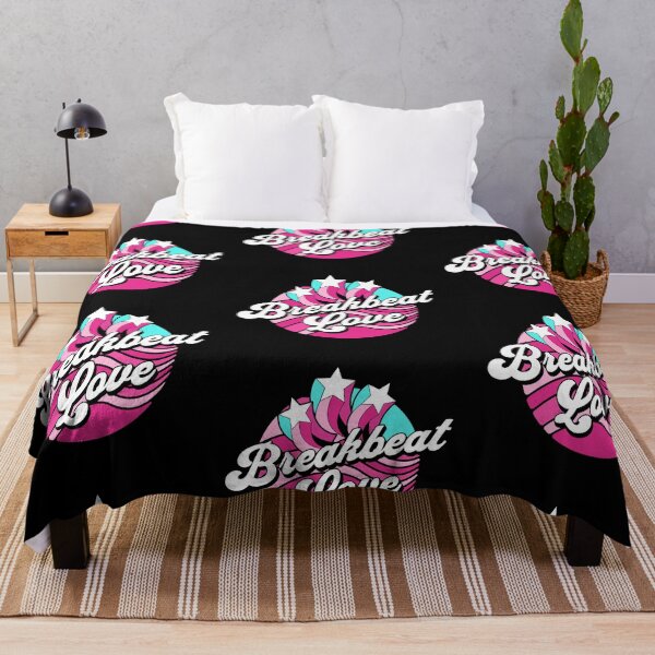 Item preview, BREAKBEAT  - Love Waves Stars (white/blue/pink)  designed and sold by Discothreadz.