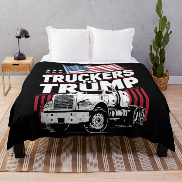 Item preview, Truckers For Trump Election America USA designed and sold by Quirky Shirts.