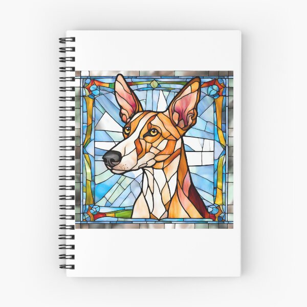 Item preview, Stained Glass Ibizan Hound designed and sold by Fredster1966.