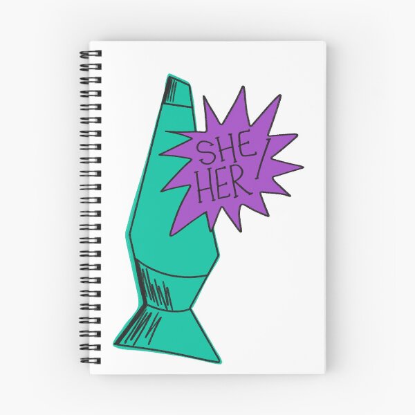 Item preview, She/Her Pronouns Lava Lamp Teal and Purple designed and sold by lukeskywater.