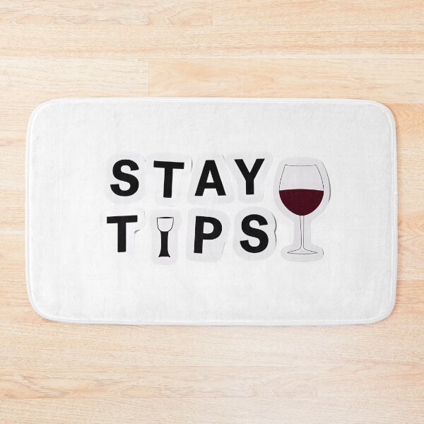 Item preview, 'Stay Tipsy' Fun Sticker Typography Font Design designed and sold by WatermelonPink.