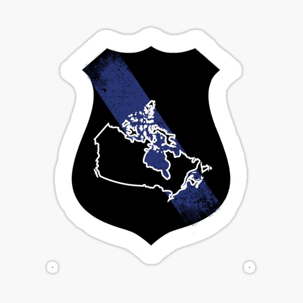 Artikel-Vorschau von Dünne blaue Linie der Royal Canadian Mounted Police, designt und verkauft von shoppzee.