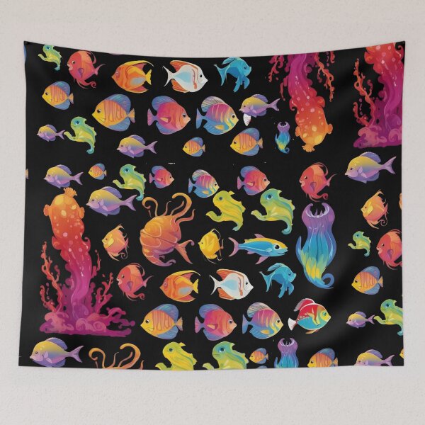 Item preview, Cephalopod - pastel glowing colors designed and sold by DunuStore.