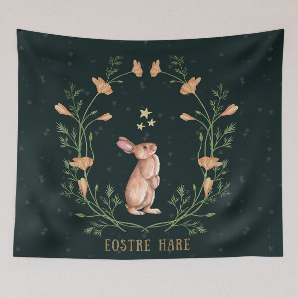 Item preview, Eostre Hare designed and sold by KatsCarnations.