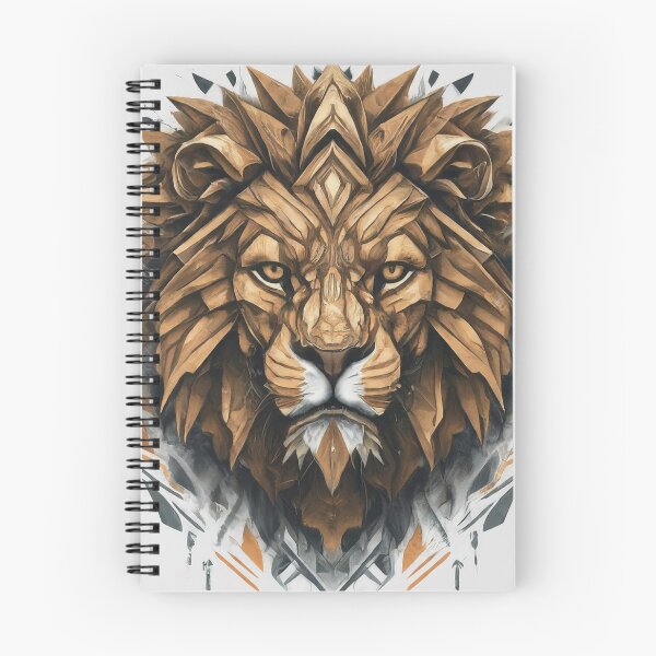 Item preview, Regal Roar: Geometric Lion Mosaic T-Shirt Collection designed and sold by Leo digital art.