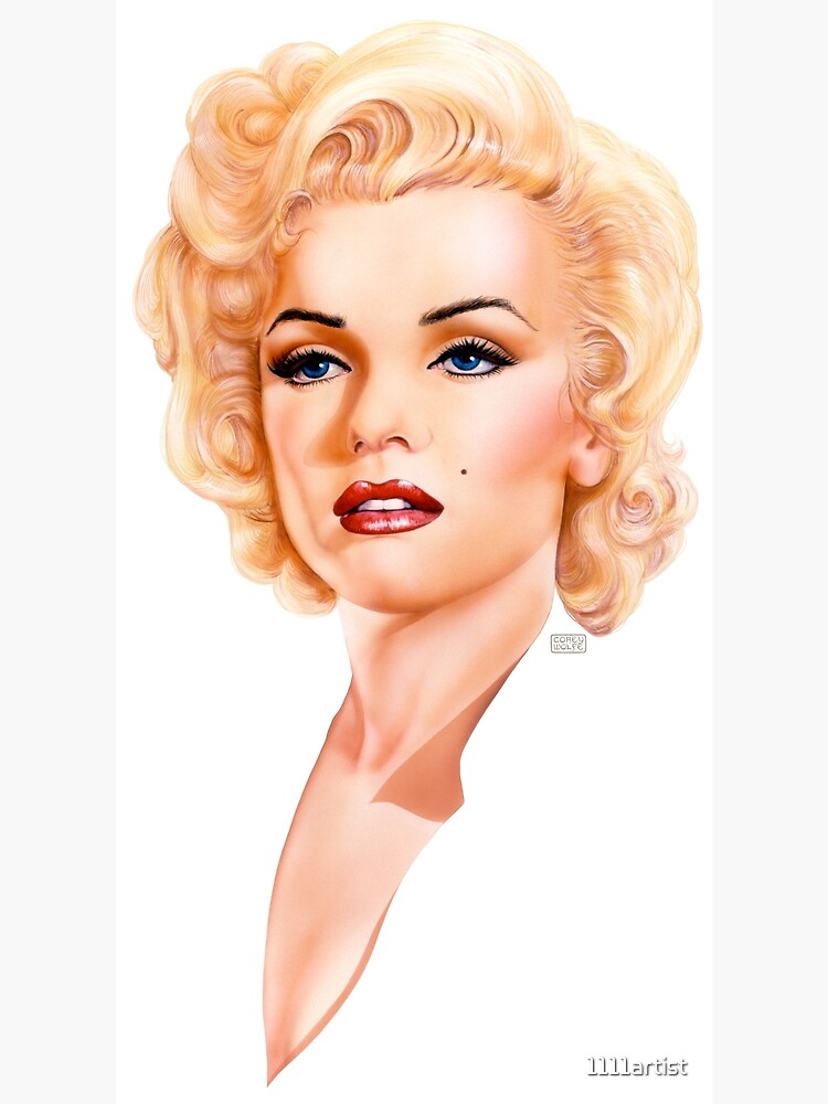 Disover Marilyn Monroe. Hollywood Icon. Movie star Premium Matte Vertical Poster