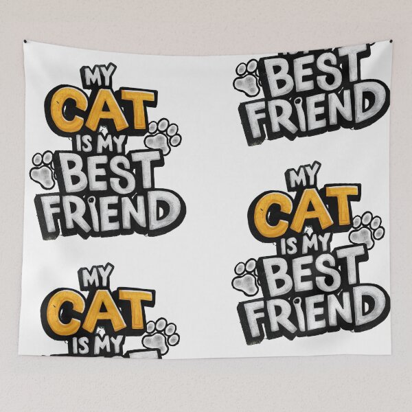 Item preview, "T-shirt with Text: Furry Friends" designed and sold by albertotv250.