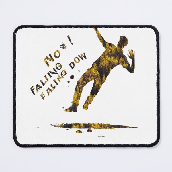 Item preview, No falling down T-shirt designed and sold by Dodgefashion.