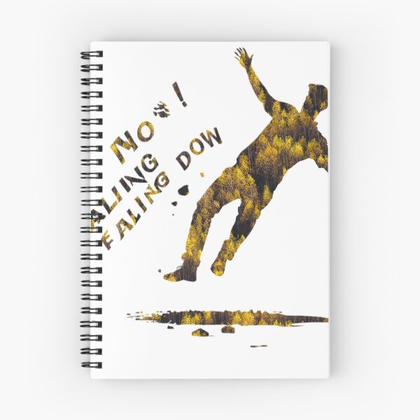Item preview, No falling down T-shirt designed and sold by Dodgefashion.