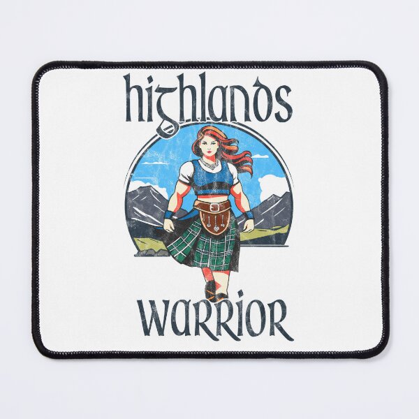 Item preview, Highlands Warrior (Woman) designed and sold by GymPunk.