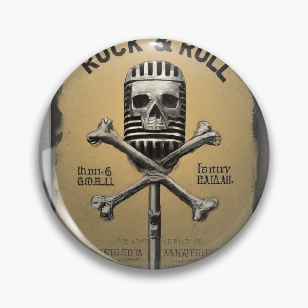 Item preview, Skull & Mic Threads: Rock & Roll T-Shirt Designs designed and sold by Leo digital art.