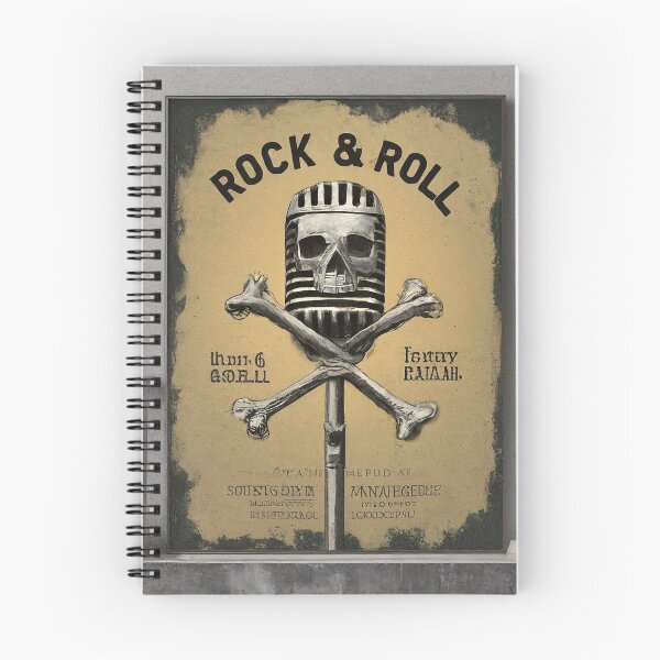 Item preview, Skull & Mic Threads: Rock & Roll T-Shirt Designs designed and sold by Leo digital art.