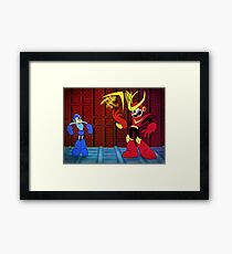 Draw Mega Man Day 2018 Framed Print