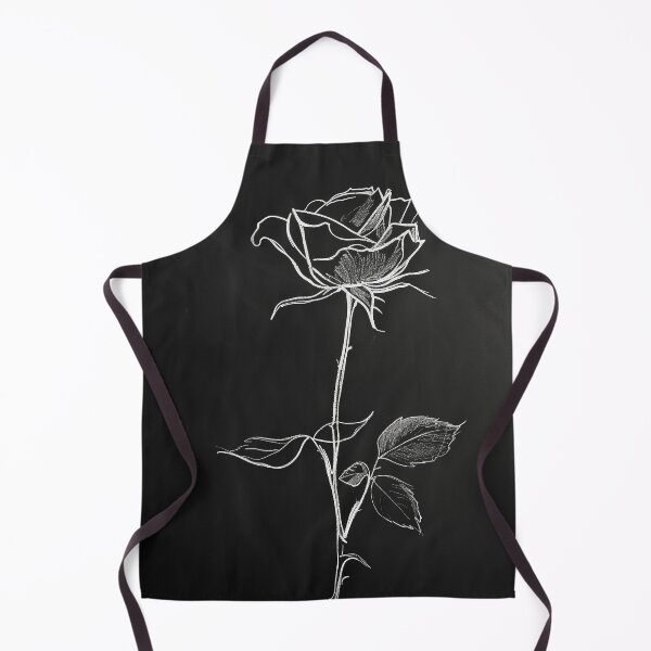 Item preview, Chalkboard Rose: Minimalist Floral Art designed and sold by 33wolvesdesigns.