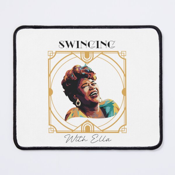 Item preview, Swinging with Ella Fitzgerald Jazz Lovers Gift designed and sold by lozsart.