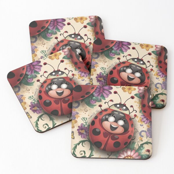 Item preview, Beautiful & creative cute ladybugs designed and sold by DunuStore.