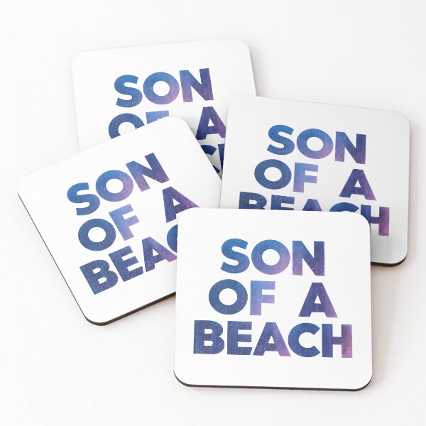 Item preview, Son of a beach quote text design designed and sold by KNAA.