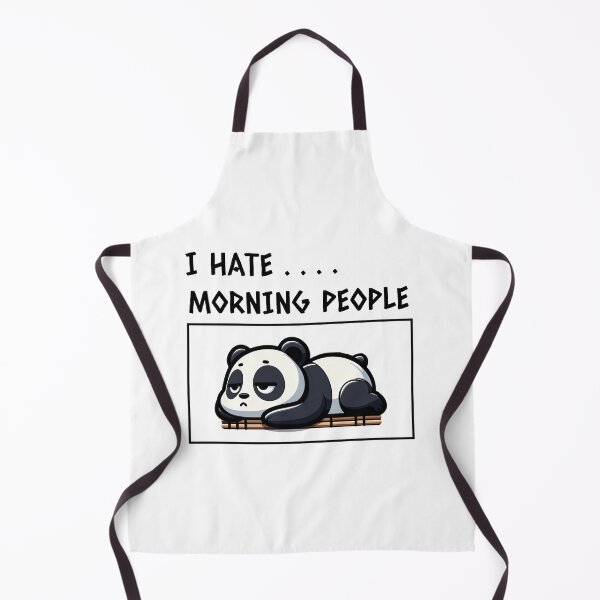 Item preview, I HATE MORNING PEOPLE SAYS PANDA designed and sold by cave-canvas.