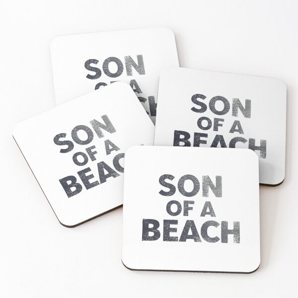 Item preview, Son of a beach quote text design designed and sold by KNAA.