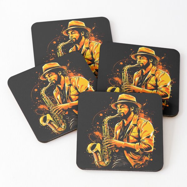 Item preview, Saxophone Player Vector Art T-Shirt designed and sold by Uday24.