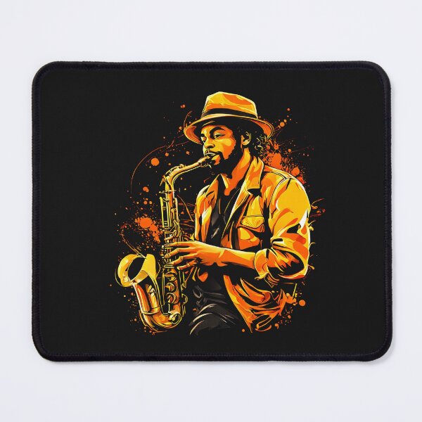 Item preview, Saxophone Player Vector Art T-Shirt designed and sold by Uday24.