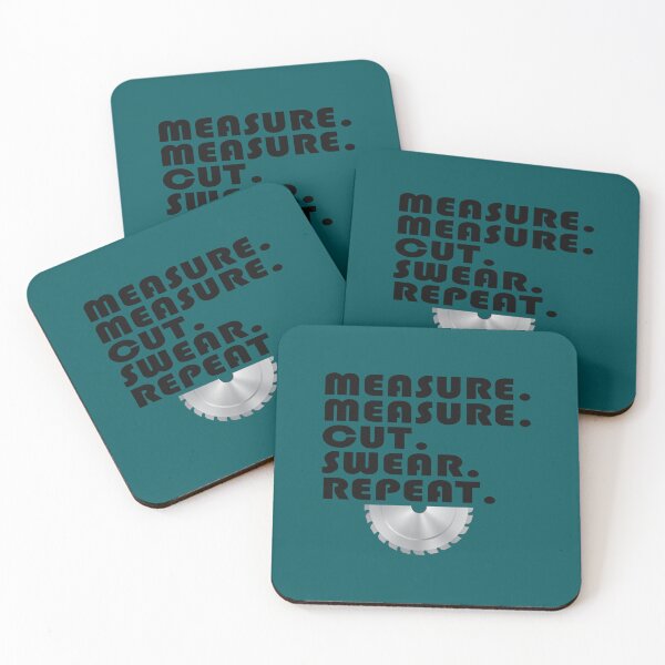 Item preview, Carpenter product - Measure Cut Swear Repeat - Gift For Home Builders designed and sold by JuanaGaylord.
