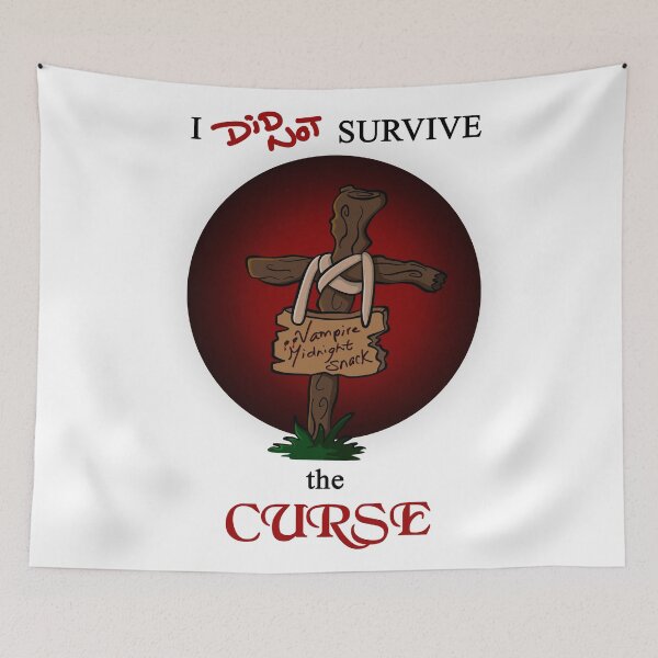 Item preview, I did not survive the Curse - vampire (dark font) designed and sold by AtelierRillian.
