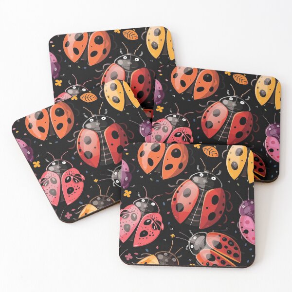 Item preview, Round round ladybugs designed and sold by DunuStore.