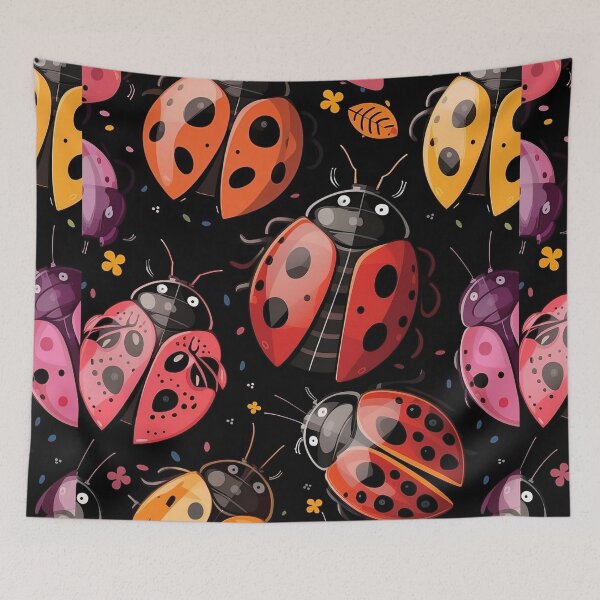 Item preview, Round round ladybugs designed and sold by DunuStore.