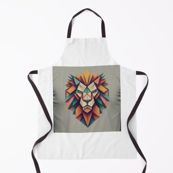 Item preview, Retro Roar: Geometric Lion T-Shirt Designs designed and sold by Leo digital art.