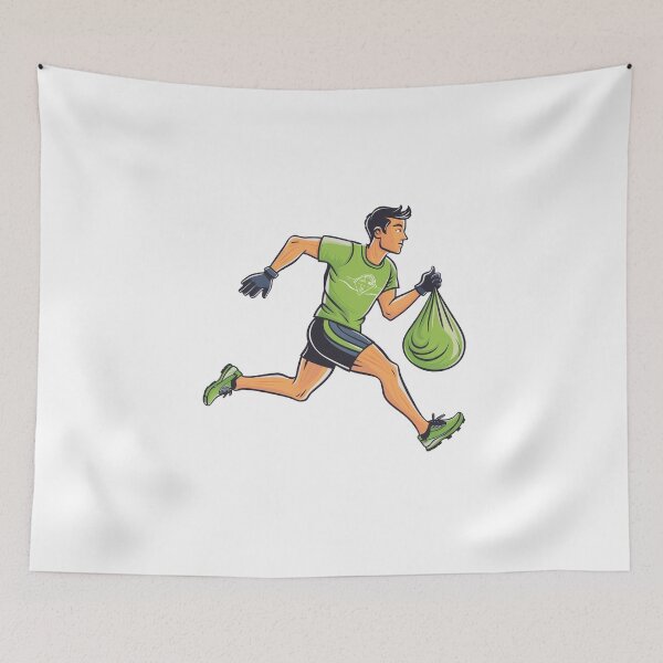 Item preview, Plogging - Run for Nature designed and sold by WorkingsHandsBD.