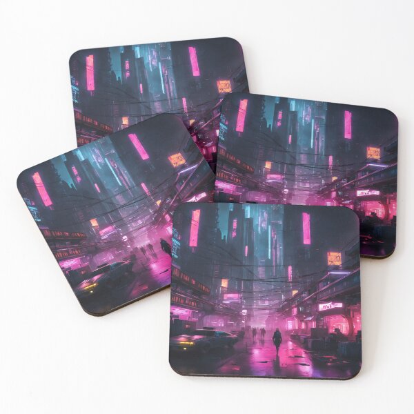 Item preview, Cyberpunk Night City Art #1 designed and sold by Cyberpunk Neo.