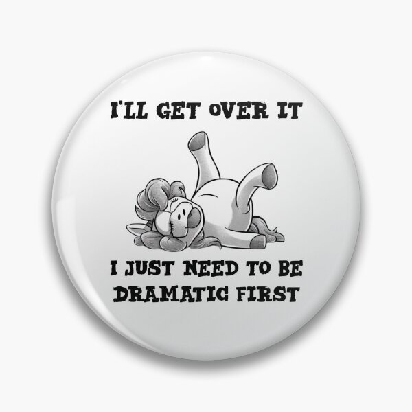 Item preview, I'll get over it i just need to be dramatic first - funny unicorn  designed and sold by Micjr.