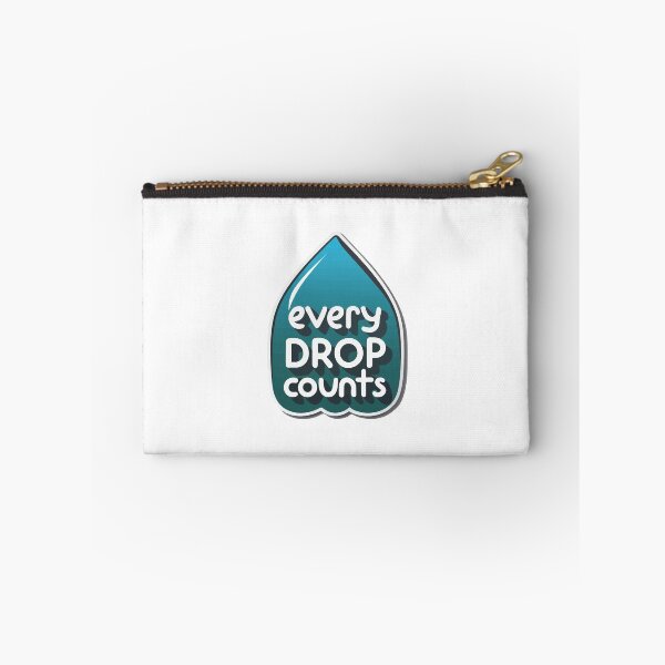Item preview, Every Drop Counts - Reflective Raindrop Design designed and sold by NiftyWrx.