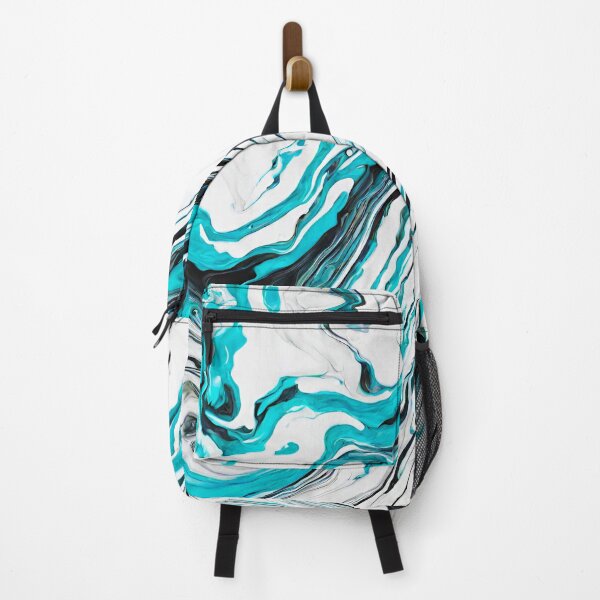 Item preview, Liquid Marble in White-Turquoise Palette designed and sold by Tom-Johnson.