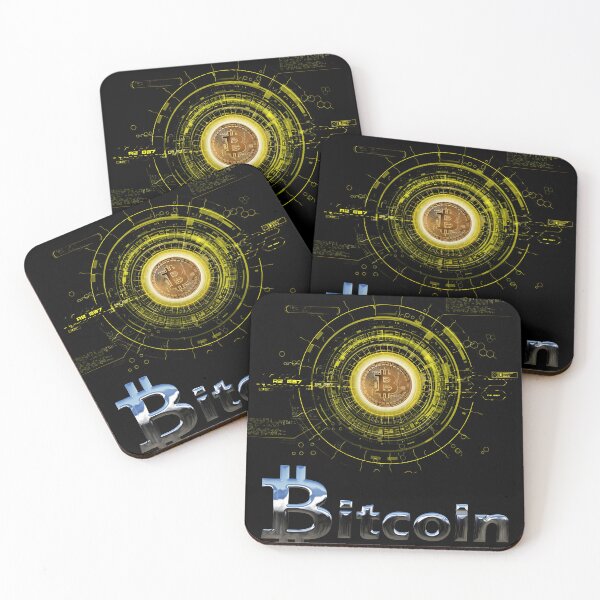 Item preview, Logotipo criptográfico de Bitcoin designed and sold by RupalDesai.