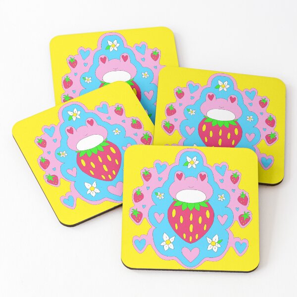 Item preview, Frog and strawberry design designed and sold by Reina Patrick.