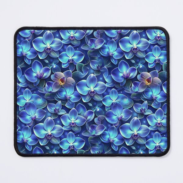 Item preview, Seamless Pattern of Blue Orchid Flowers designed and sold by Rostislav Bouda.