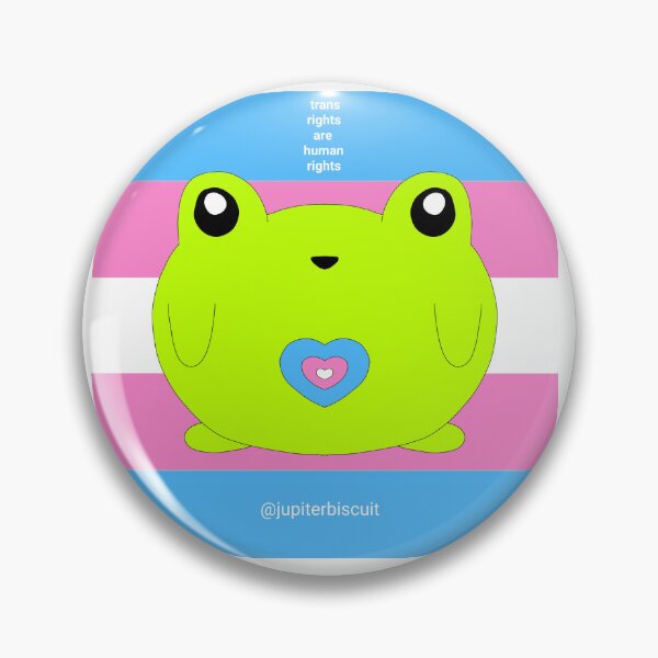 Item preview, Trans rights frog designed and sold by Reina Patrick.