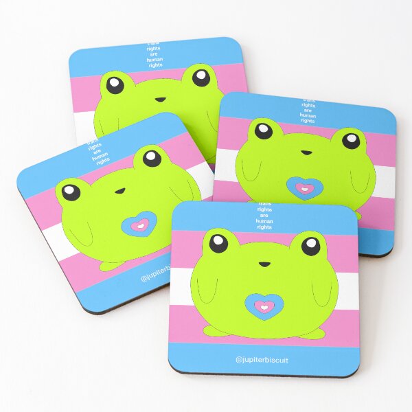 Item preview, Trans rights frog designed and sold by Reina Patrick.