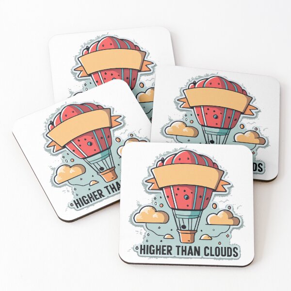 Item preview, Higher than Clouds Weather Balloon Sketch designed and sold by NiftyWrx.