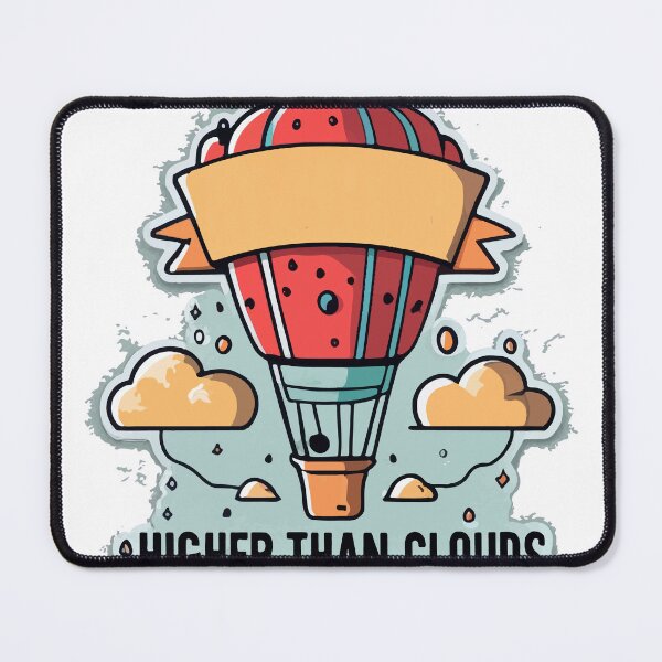Item preview, Higher than Clouds Weather Balloon Sketch designed and sold by NiftyWrx.