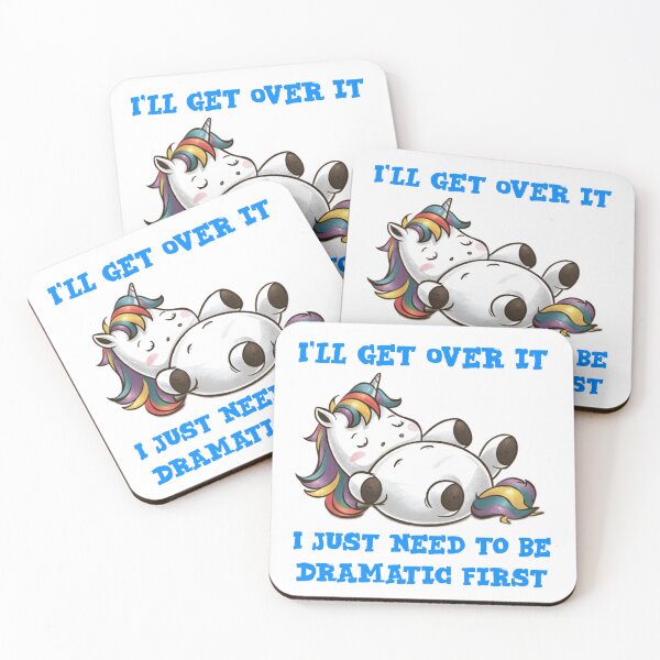 Item preview, I'll get over it i just need to be dramatic first - funny unicorn  designed and sold by Micjr.