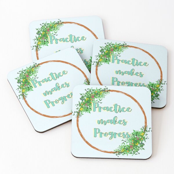 Item preview, Practice Makes Progress designed and sold by KriFaiArt Shop.