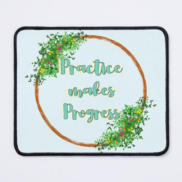 Item preview, Practice Makes Progress designed and sold by KriFaiArt Shop.