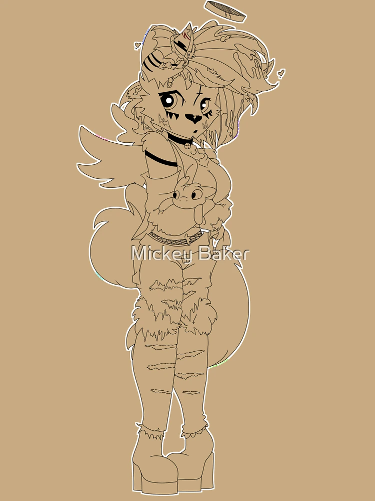 Thumbnail 6 of 6, Premium Oversized Sweatshirt, Trixie designed and sold by Mickey Baker.