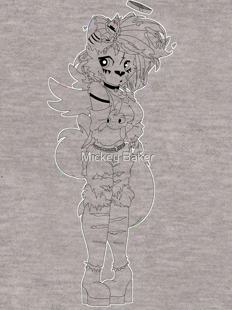 Thumbnail 6 of 6, Zipped Hoodie, Trixie designed and sold by Mickey Baker.