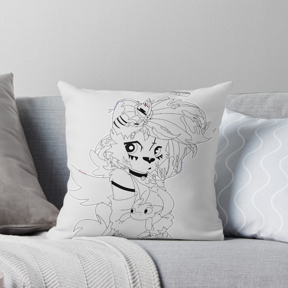 Item preview, Throw Pillow designed and sold by kimojava.