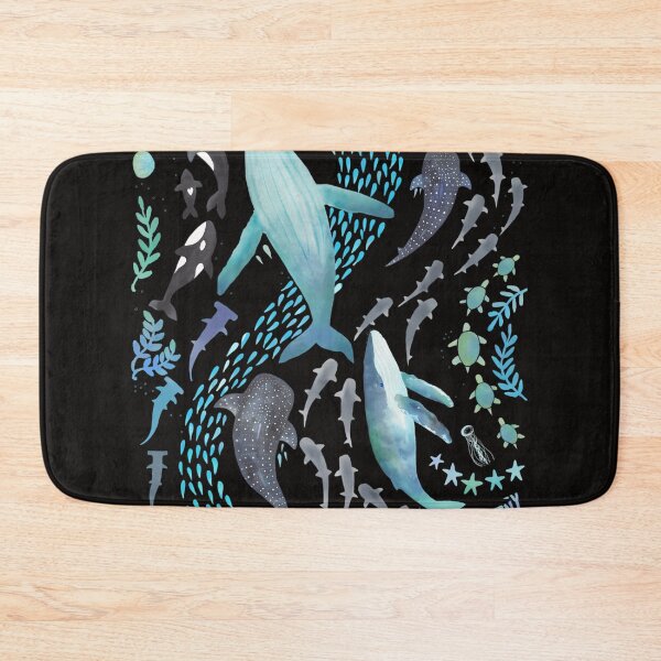 Item preview,  Sharks Humpback Whales Orcas  Turtles Ocean Play Print designed and sold by SAMANTHAGEDON.